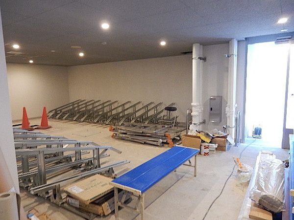 駐車場　駐輪場です