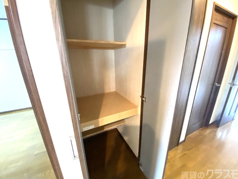 セキュリティ　廊下部分の収納です。