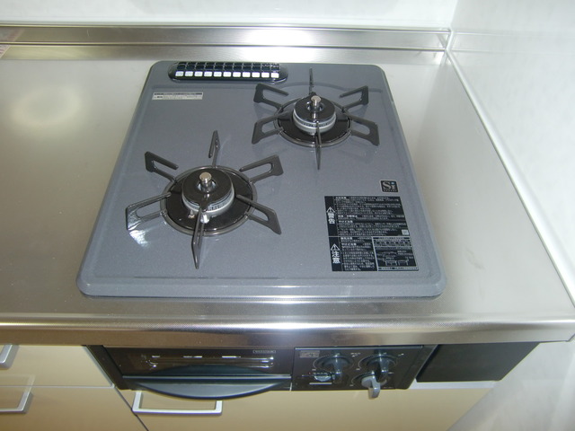 キッチン　ガス2口システムキッチン
