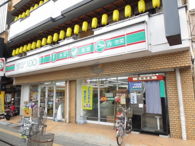 コンビニ　ローソンストア１００豊中服部南店（コンビニ）まで257m