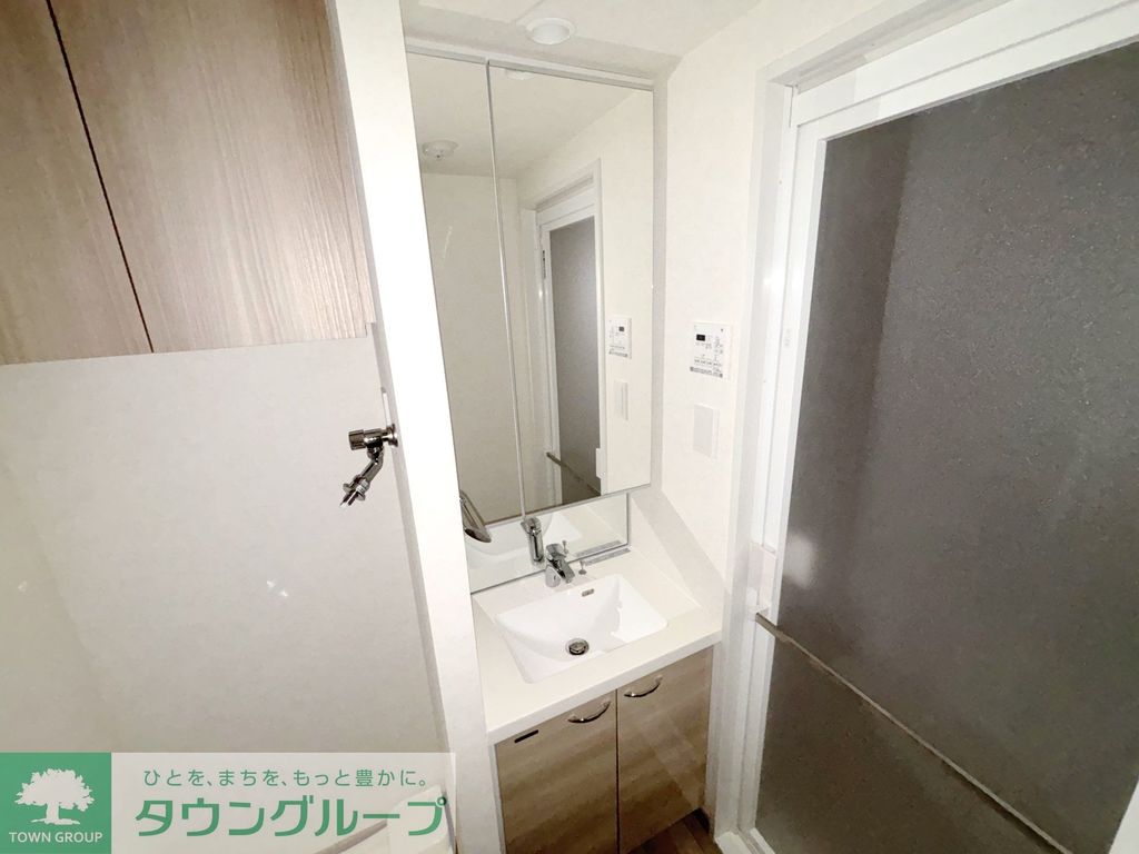 洗面設備　同施工写真となります。