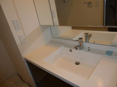 洗面設備　別タイプ部屋　参考写真です