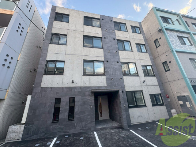 建物外観　豊平区平岸３条「ガルボ平岸」完成予想パース