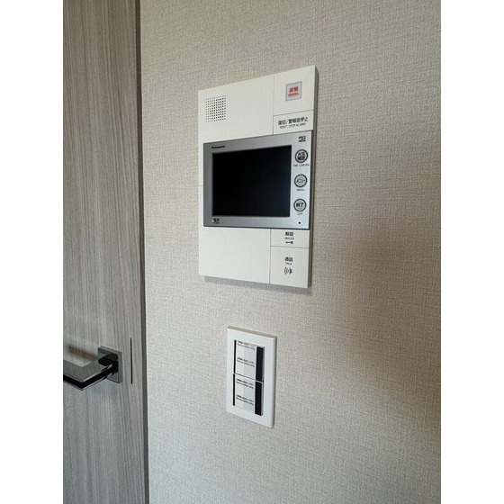 セキュリティ　モニター付きインターホン