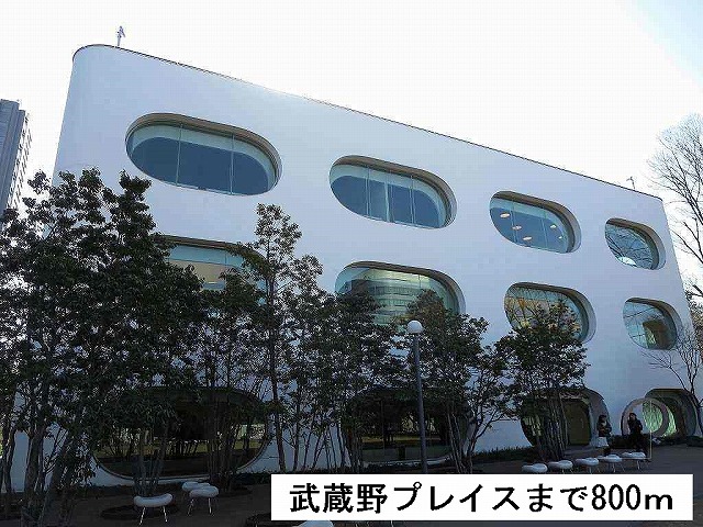 図書館　武蔵野プレイス（図書館）まで800m