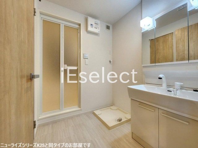 洗面設備　同タイプのイメージ写真です