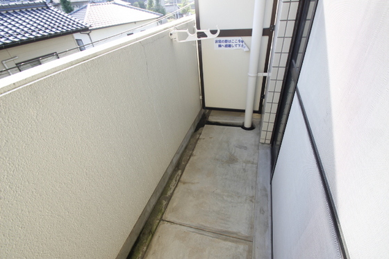 バルコニー　※別部屋の写真です
