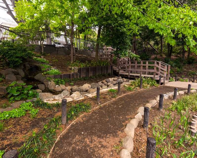 公園　上野毛四丁目小緑地（公園）まで481m