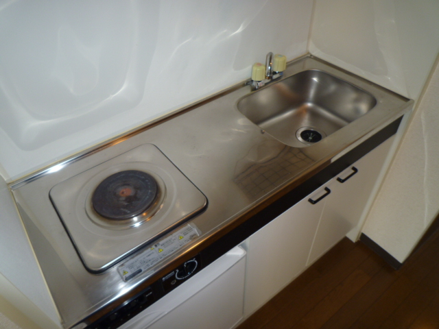 キッチン　1口電気コンロ付