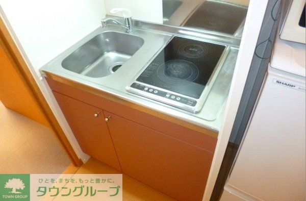 キッチン　2口コンロ付きです