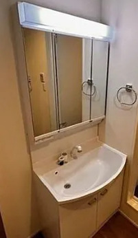 洗面設備　別タイプ部屋　参考写真です