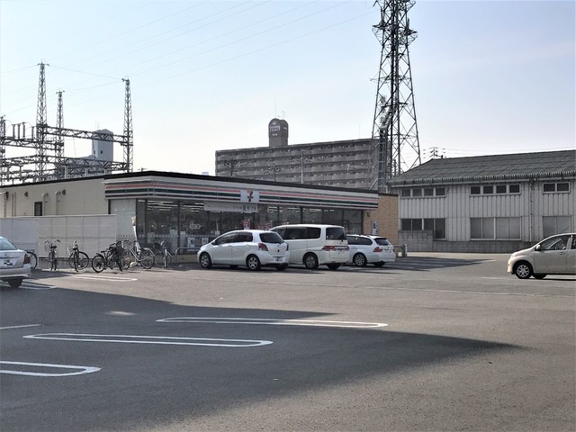 コンビニ　セブンイレブン　松山竹原町店（コンビニ）まで350m