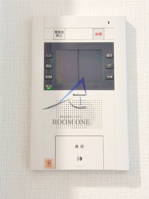 セキュリティ　モニター付きインターホンです。