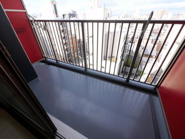 バルコニー　落ち着いた時間を過ごせるバルコニーです