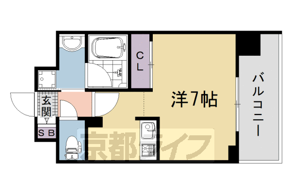阪急京都線 西京極駅 徒歩12分 10階建 新築の間取り写真
