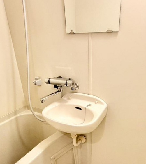 洗面設備　他号室のお写真です
