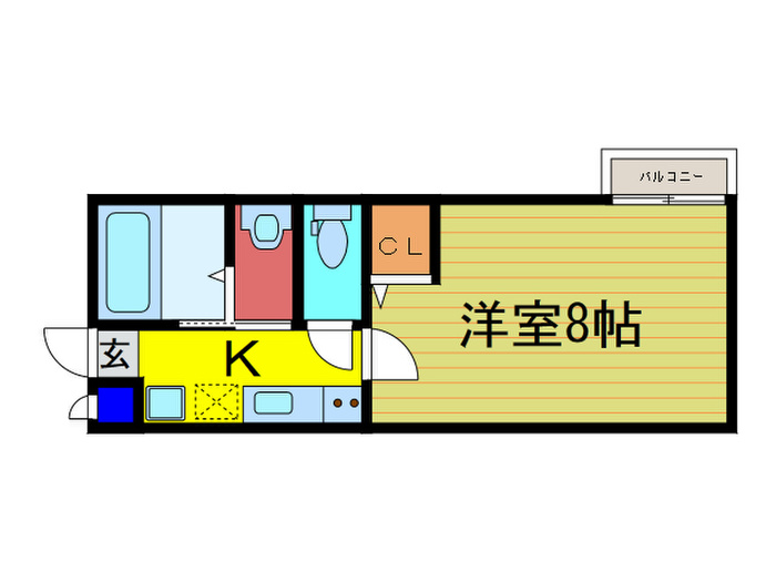 ア-クリ-ド五条堀川の間取り写真