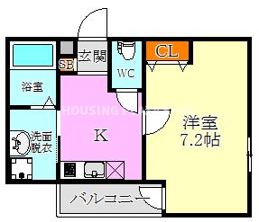 ALEGRIA高速長田の間取り写真