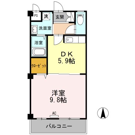 グランツ屋島IIIの間取り写真