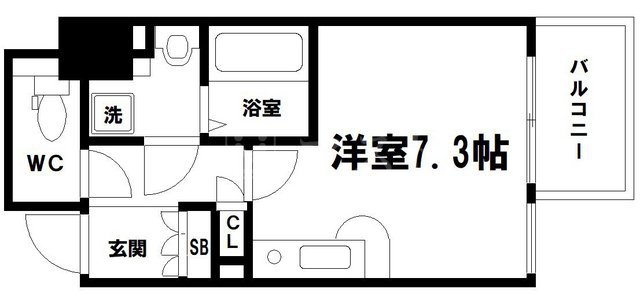 地下鉄堺筋線 堺筋本町駅 徒歩5分 11階建 築25年の間取り写真
