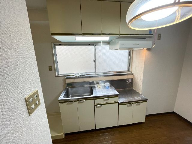 キッチン　ガスコンロ設置可能のキッチン