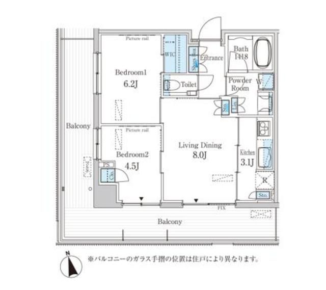 パークアクシス柏の葉の間取り写真