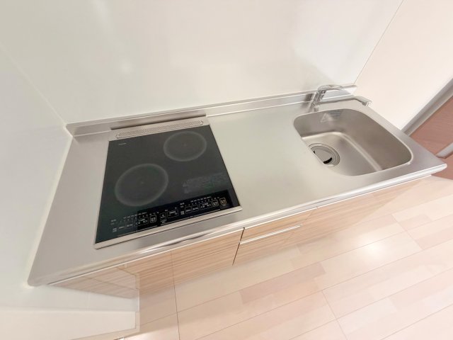 キッチン　ＩＨコンロなのでお掃除らくらく