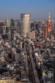 その他　渋谷スクランブルスクエアの夜景 02（その他）まで304m
