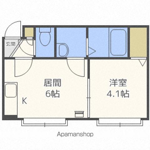 地下鉄東西線 新さっぽろ駅 徒歩10分 3階建 築18年の間取り写真