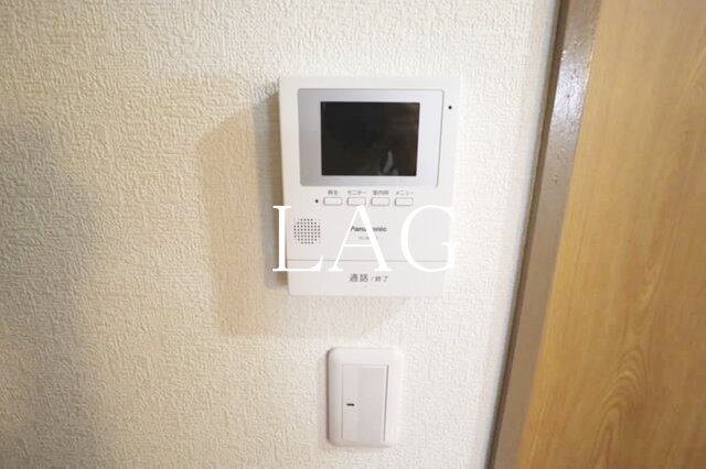 セキュリティ　モニター付インターフォンです。