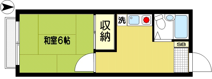 フロイデンハイツの間取り写真