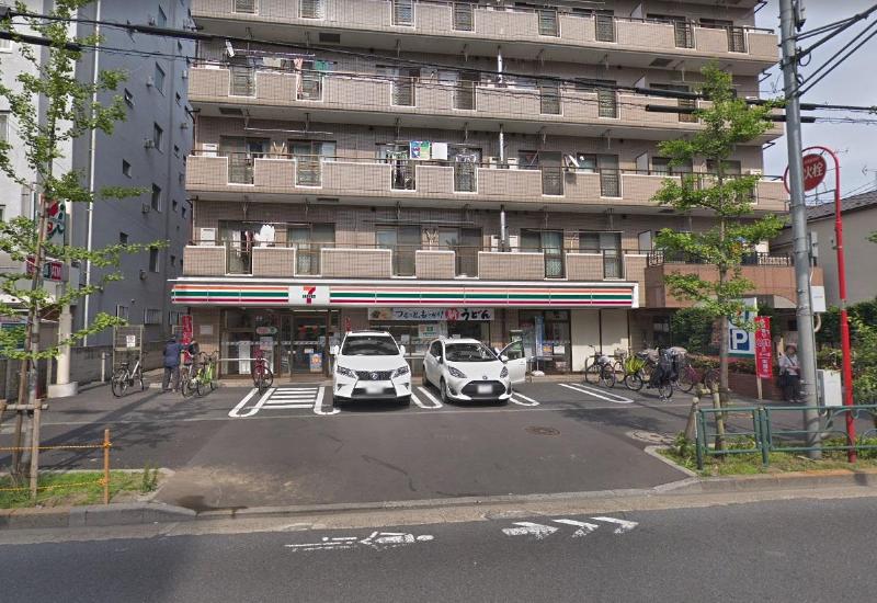 コンビニ　セブンイレブン 足立中川4丁目店（コンビニ）まで350m