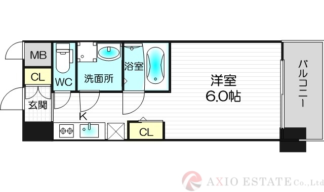 M-RESIDENCE新大阪Gardenの間取り写真