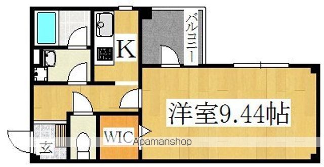 近鉄南大阪線 今川駅 徒歩5分 3階建 築24年の間取り写真