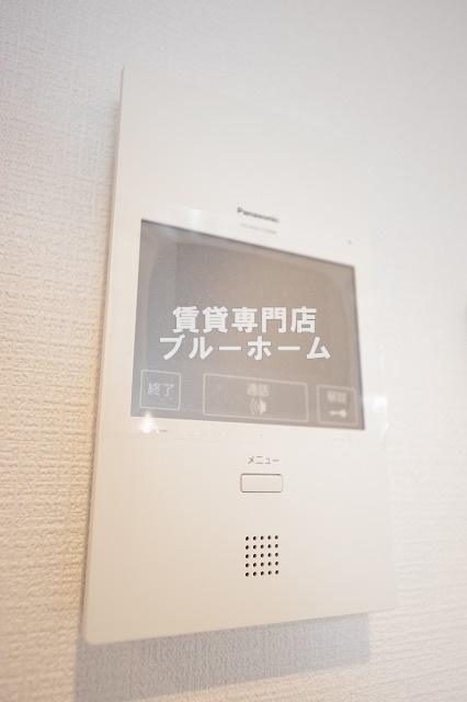 セキュリティ　モニター付きのインターホンです！