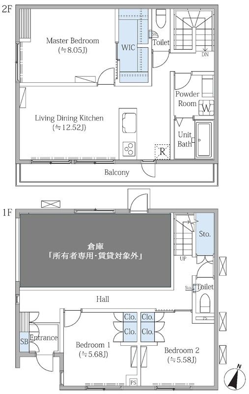 新宿区中井2丁目戸建の間取り写真