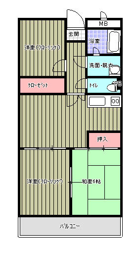 ロイヤルヒルズの間取り