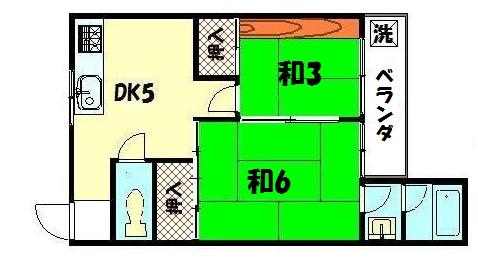 ロイヤルマンション下鴨の間取り