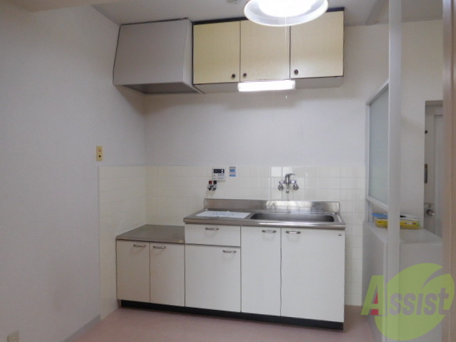 キッチン　ガスコンロ２口設置可能！