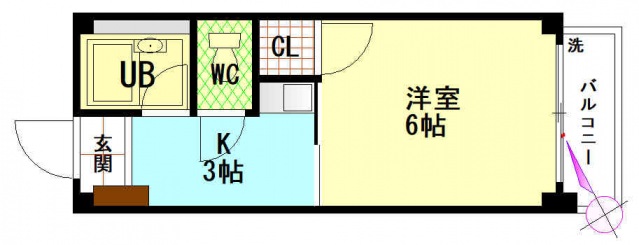 ビレッジ中央の間取り