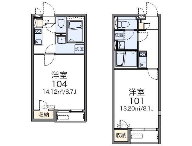 秋桜の間取り