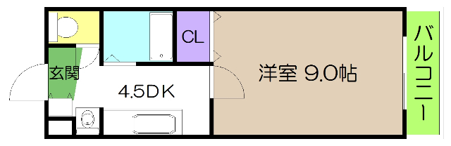 メゾンレーヴ潮江の間取り