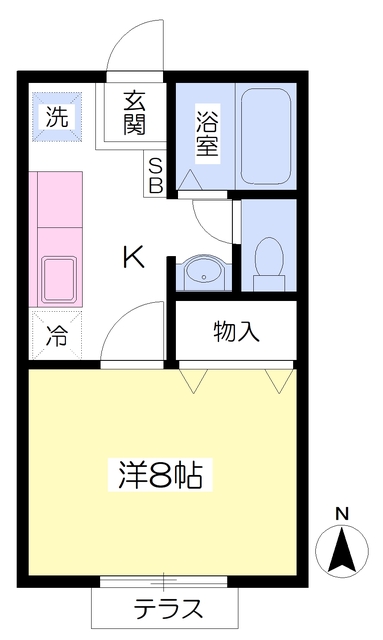 ヒルズ飯田の間取り