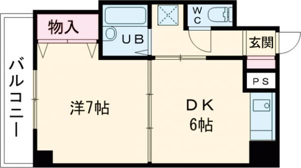 オアシス門司港の間取り