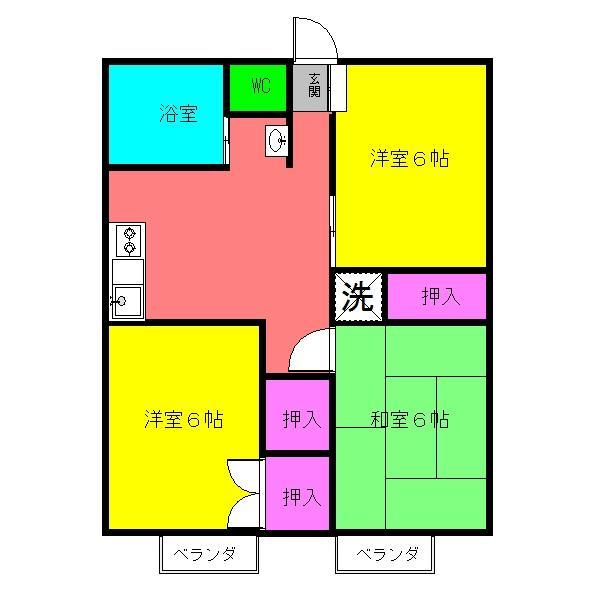 セジュール小林_間取り_0