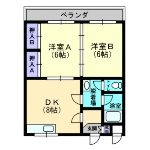 ヨシミマンションの間取り