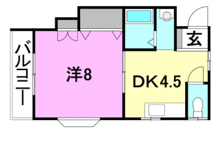 伊予郡松前町大字北黒田のアパートの間取り