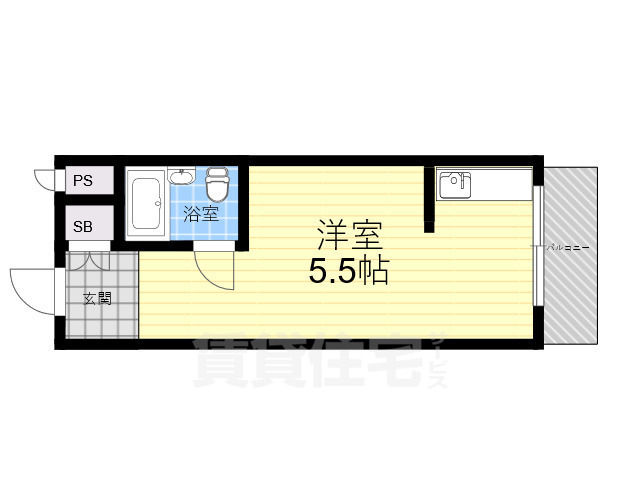 モンセリーチェ甲東園の間取り