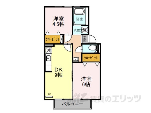 プレジールおだ12の間取り