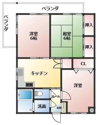 インペリアル佐藤の間取り